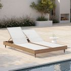 Portside Outdoor Textilene Double Chaise Lounge