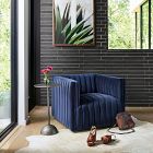 Anniina Channeled Swivel Chair