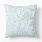 Textural Floral Pillow Cover