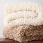 Faux Curly Lamb Fur Throw