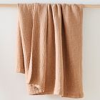 Linen Cotton Solid Throw