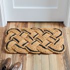 Open Box: Pop Woven Doormat, 18" x 30" - Black