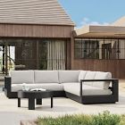 Telluride Aluminum Outdoor 3-Piece L-Shaped Sectional (113")