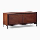 Open Box: Nolan Entryway Bench (42") - Dark Walnut, Antique Bronze