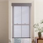 Custom Basketweave Unlined Roller Shade