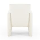 Lofted Boucle Upholstered Dining Arm Chair