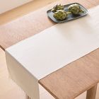 Creative Women Riviera Handwoven Cotton Table Runner &amp; Tablecloth