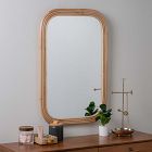 Rattan Rectangle Wall Mirror