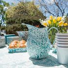 Crow Canyon Marble Splatter Enamel Pitcher