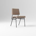 Open Box: Wire Frame Dining Chair, Performance Velvet, Mocha, Dark Bronze
