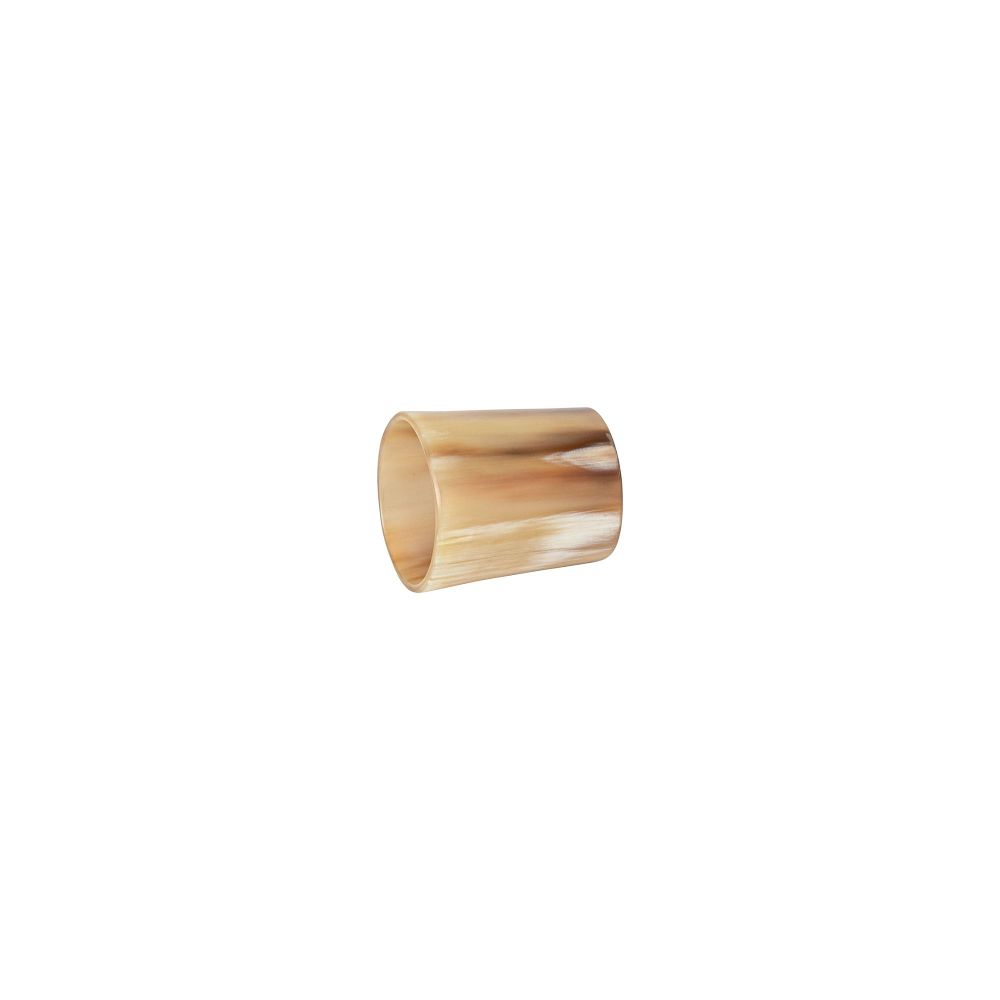 Costa Nova Round Horn Napkin Rings (Set of 4) - Camel, Set of 4