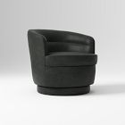 Open Box: Viv Leather Swivel Chair