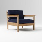 Playa Lounge Chair Outdoor Cushion Covers, Sunbrella® Canvas, Navy