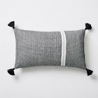 Silk Mono Stripe Pillow Cover - Clearance