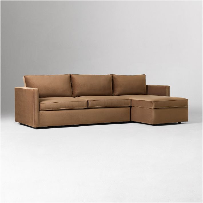 Harris 2-Piece Sleeper Sectional w/ Storage Chaise (109