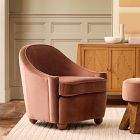 Pierce &amp; Ward Curved Slipper Chair