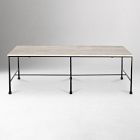 Leilani Botticino Marble Coffee Table (53")