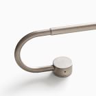 Swoop Blackout Curtain Rod - Brushed Nickel