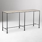 Leilani Botticino Marble Console Table (60")