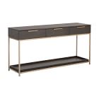 Slim Leg 3-Drawer Console