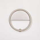 Half Moon Door Knocker - Brushed Nickel
