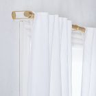 Simple Curtain Rod - Antique Brass