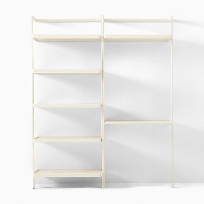 Blaine Wall Desk w/ Shelves (53