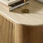 Caiphas Travertine Media Console (66&quot;)