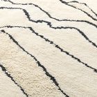 Carrerra Shag Wool Rug Swatch