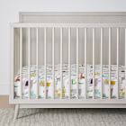 Mid-Century 4-in-1 Convertible Crib - Pebble