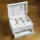 Mid-Century White Lacquer Jewellery Box - Grand