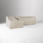 Monterey Outdoor Teak 2-Piece Chaise Sectional Protective Cover