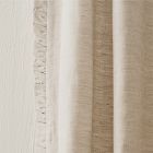 Ruffle Linen Light-Filtering Curtain