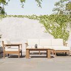 Playa Outdoor Reversible Sectional (92"), Lounge Chair &amp; Coffee Table Set