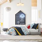 Sphere & Stem 3-Light Chandelier - Milk