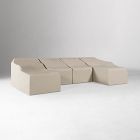 Portside Aluminum Outdoor 4-Piece U-Shaped Sectional Protective Cover