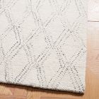 Hazy Lattice Wool Rug