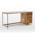 Industrial Modular Desk w/ File Cabinet (64&quot;)