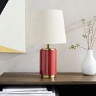 Small Pillar Table Lamp - Paprika