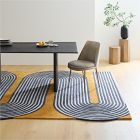 Swoosh Tufted Wool Rug
