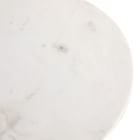 Aluminum &amp; Marble Nightstand (20")