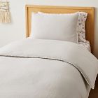 European Flax Linen Pom Pom Duvet Cover &amp; Shams