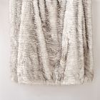 Faux Fur Feathered Throw