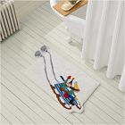 Holiday Sledding Bath Mat