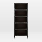 Iron &amp; Glass Tall Barrister Cabinet (32")