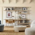 Pierce Wall Desk w/ Wide Shelf Unit (110&quot;)