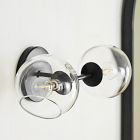 Staggered Glass 2-Light Sconce - Clear