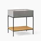 Streamline Concrete Single Bathroom Vanity (31.5")