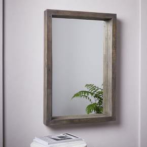 Emmerson Reclaimed Wood Wall Mirror - Modern Home Accent | West Elm