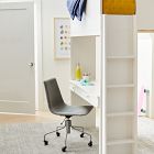 Milo Double Loft Bed w/ Desk - White